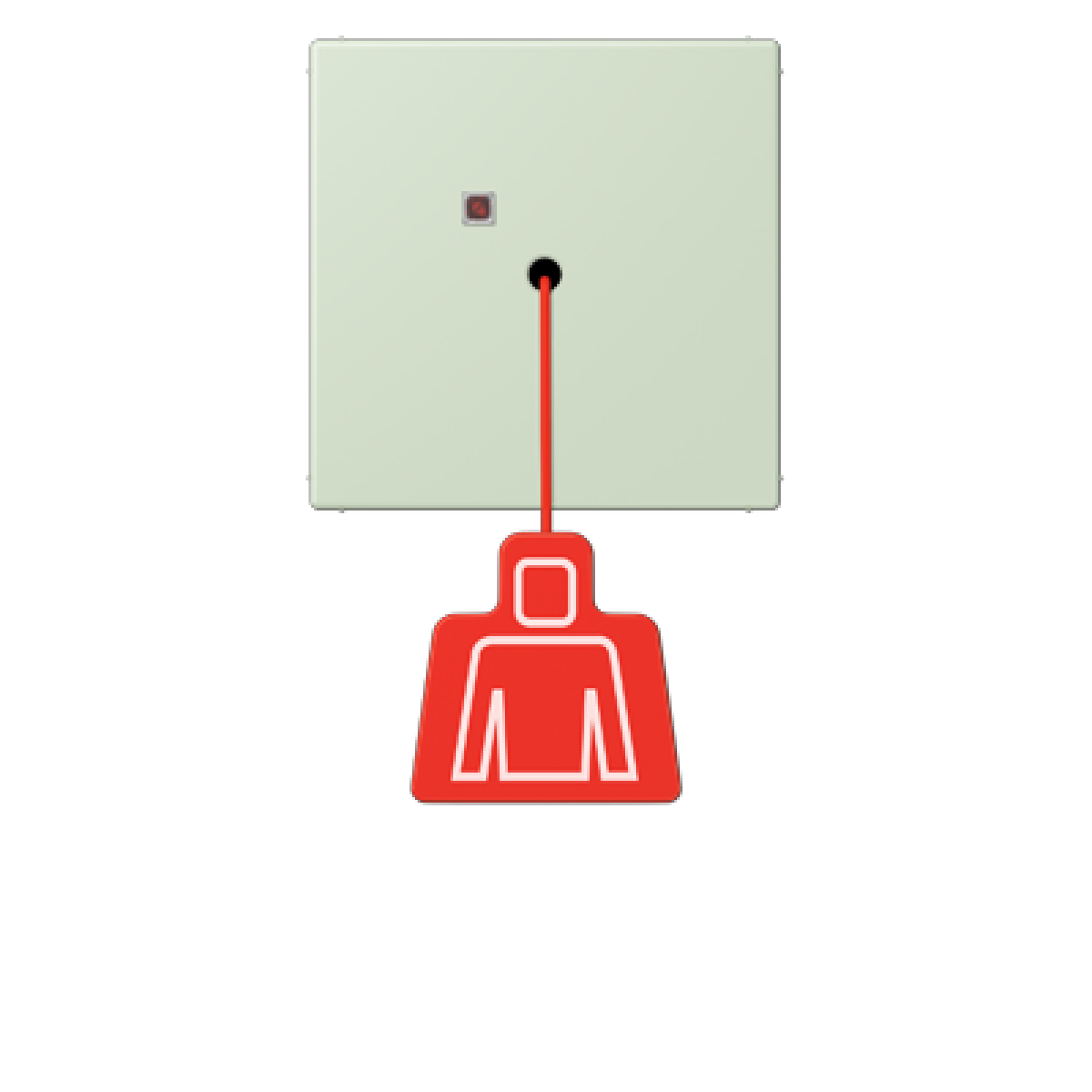 Pulsador con tirador. LC32042