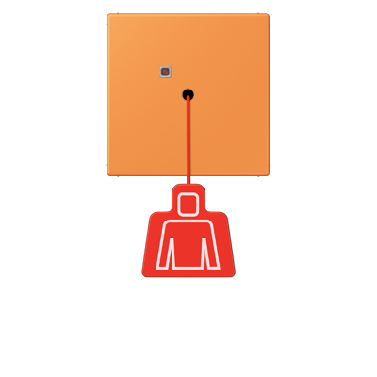 Pulsador con tirador. LC32081