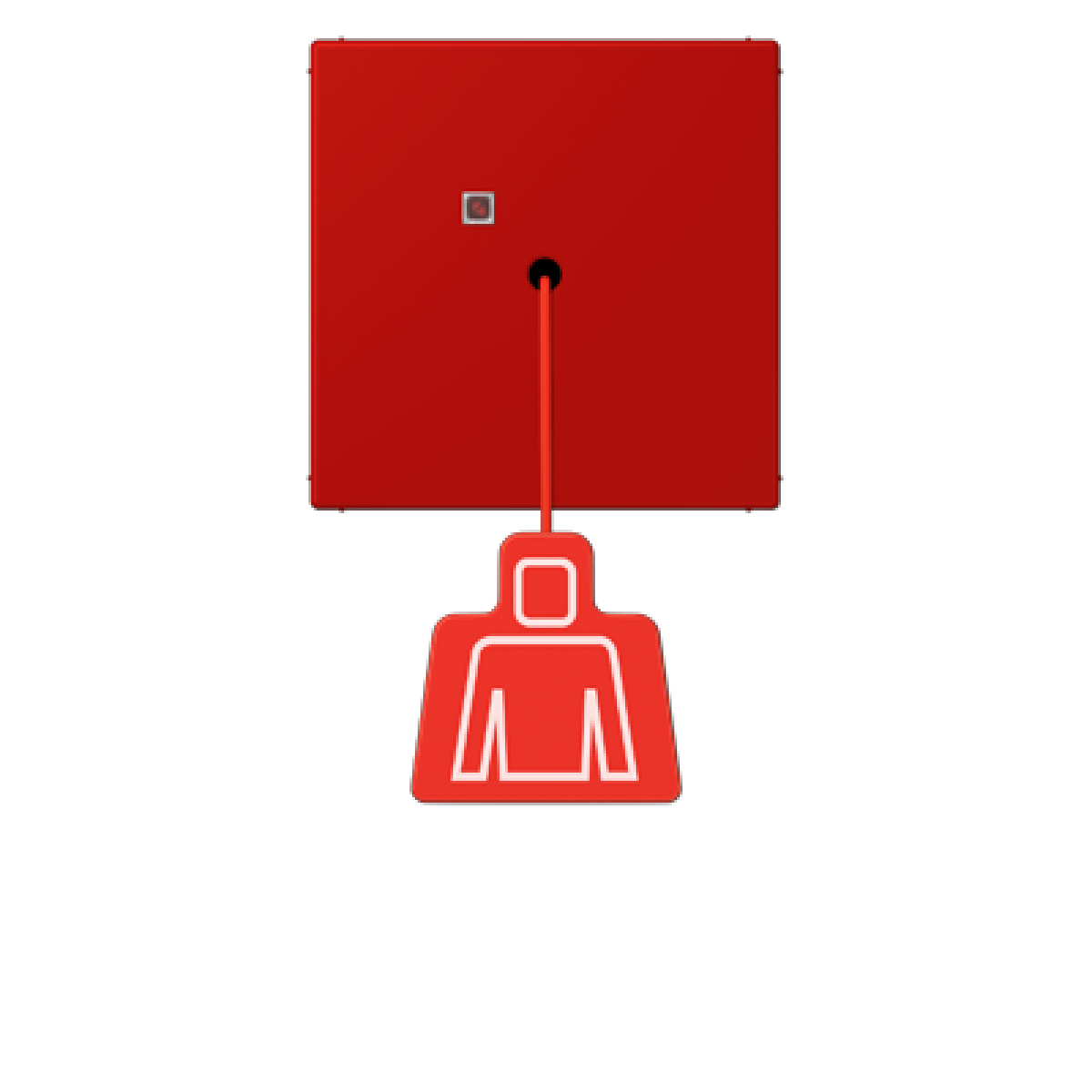 Pulsador con tirador. LC32090