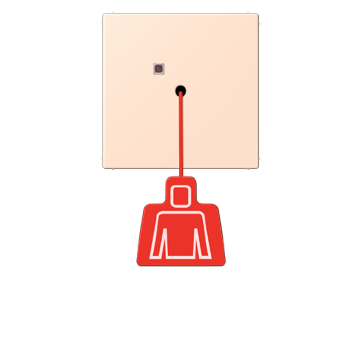 Pulsador con tirador. LC32091