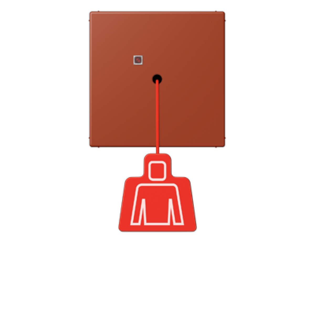 Pulsador con tirador. LC32110