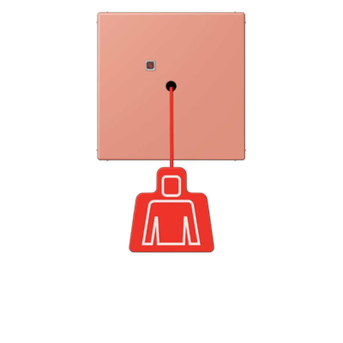 Pulsador con tirador. LC32111