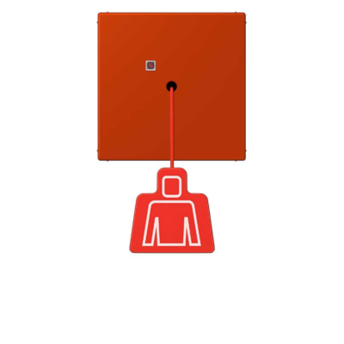 Pulsador con tirador. LC4320A