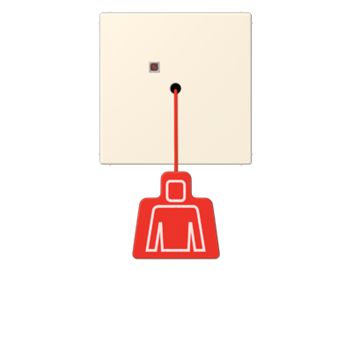 Pulsador con tirador. LC4320B