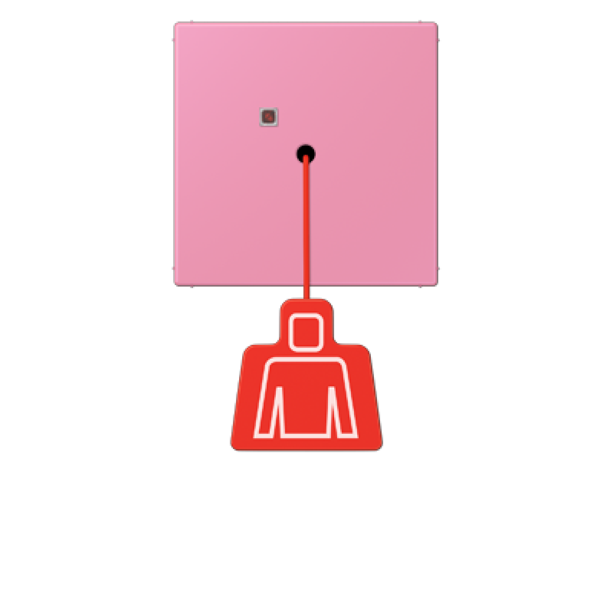 Pulsador con tirador. LC4320C