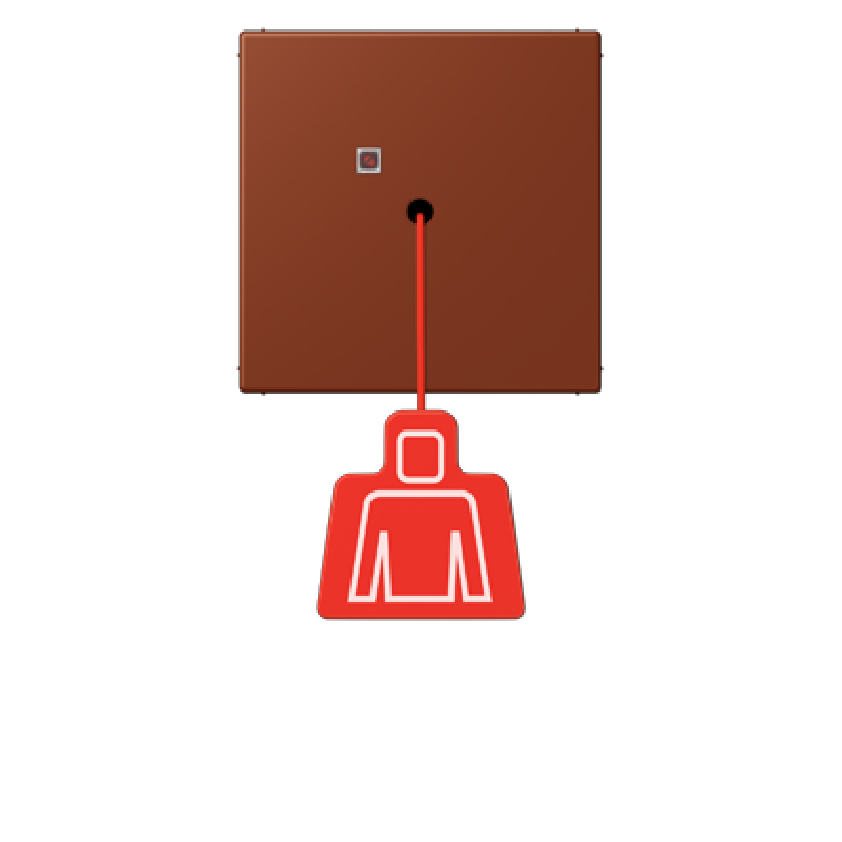 Pulsador con tirador. LC4320D