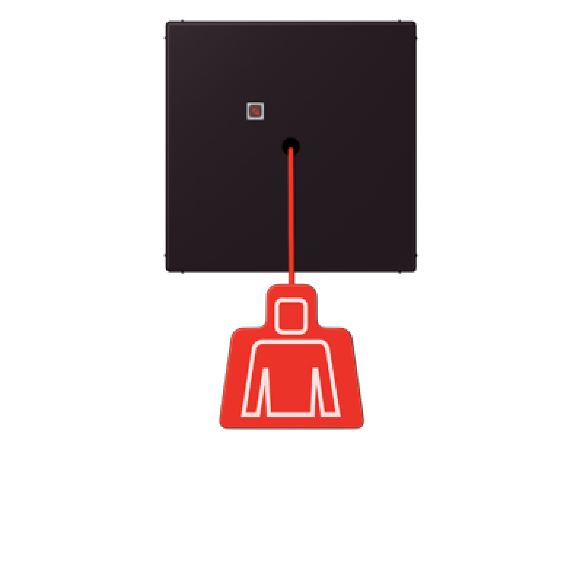 Pulsador con tirador. LC4320E