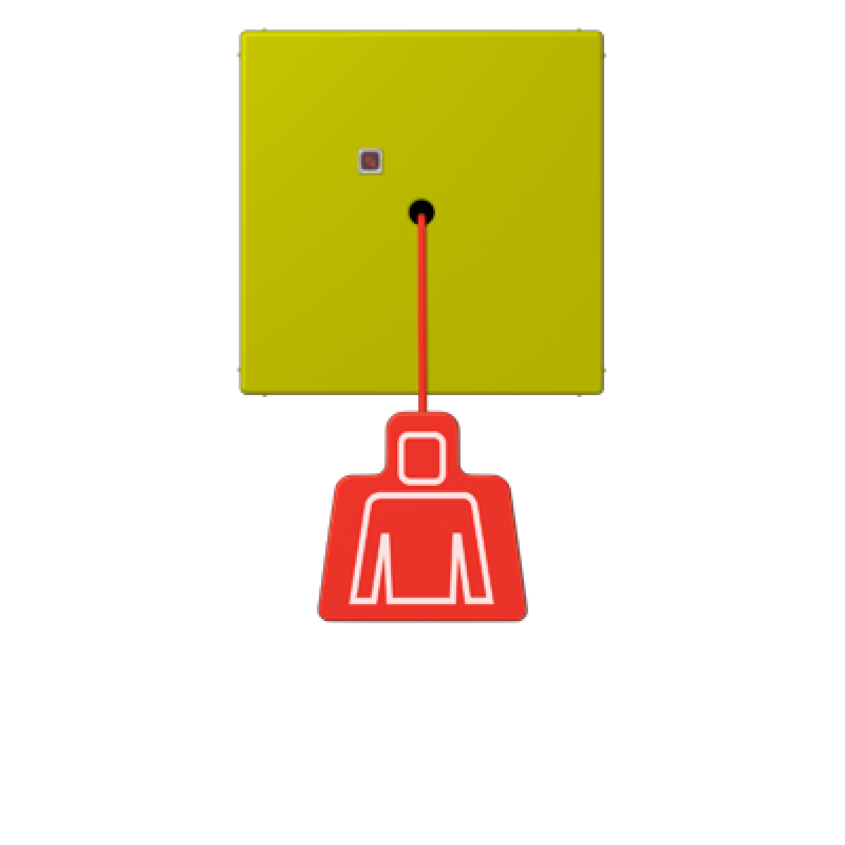 Pulsador con tirador. LC4320F