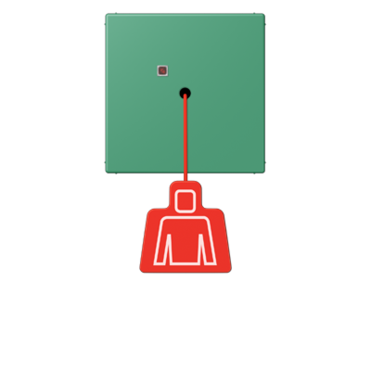 Pulsador con tirador. LC4320G