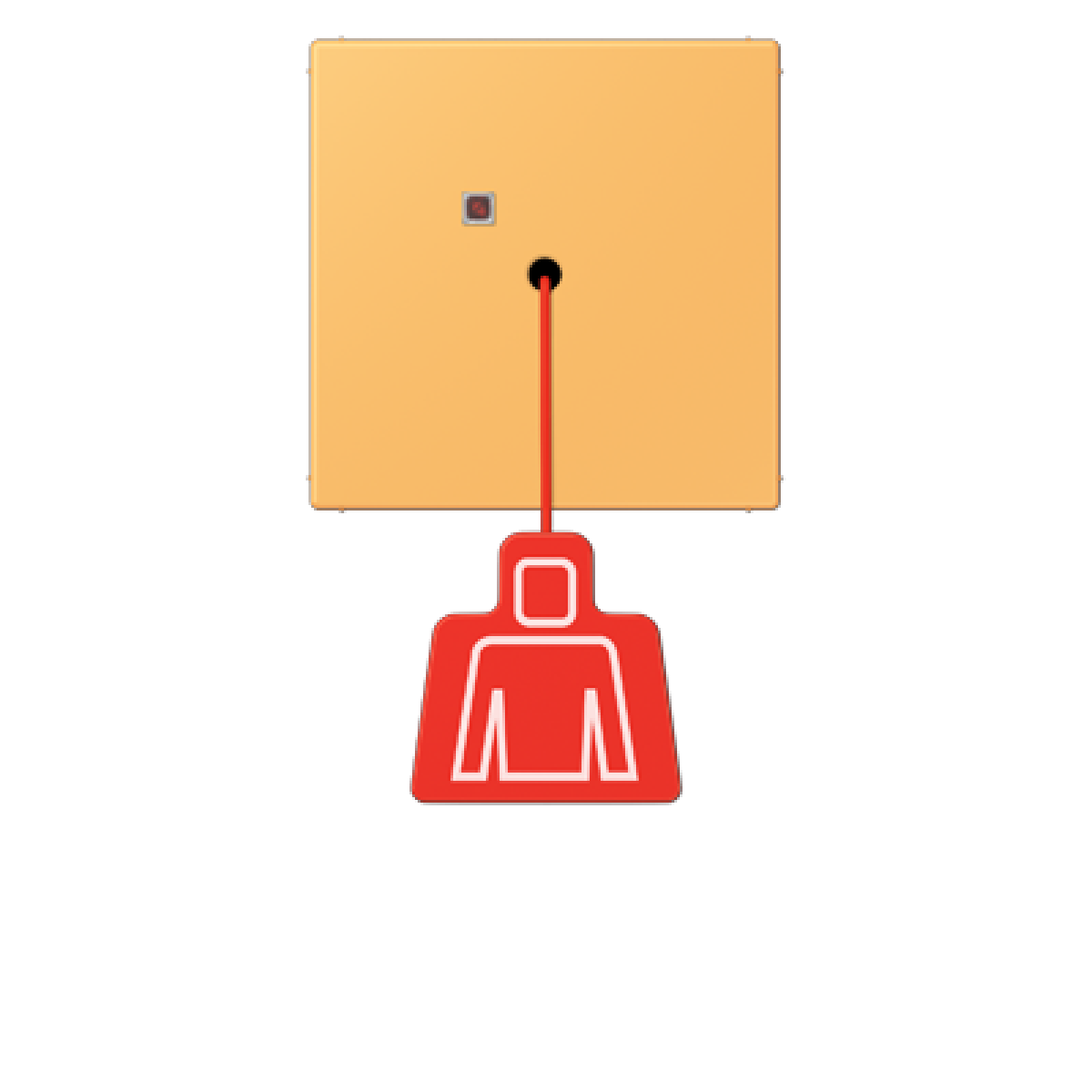 Pulsador con tirador. LC4320L
