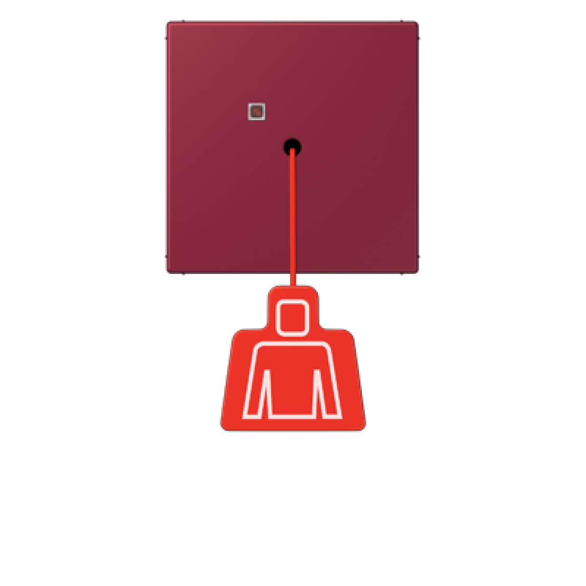 Pulsador con tirador. LC4320M