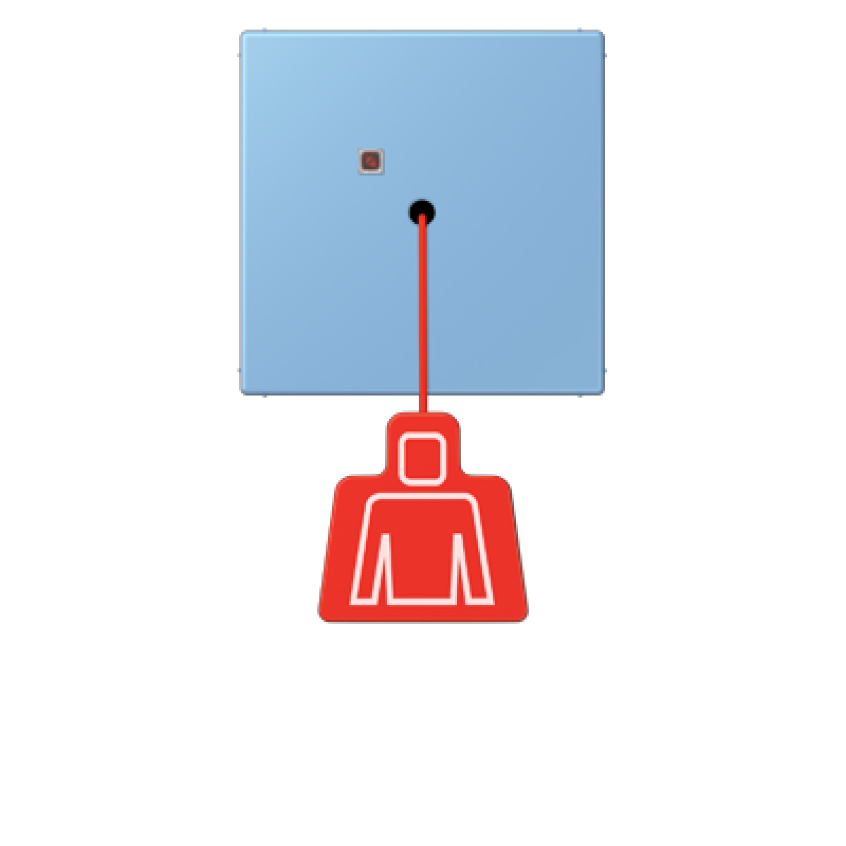 Pulsador con tirador. LC4320N