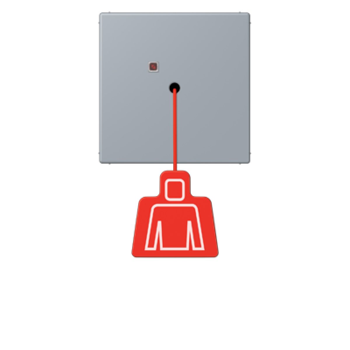 Pulsador con tirador. LC4320O