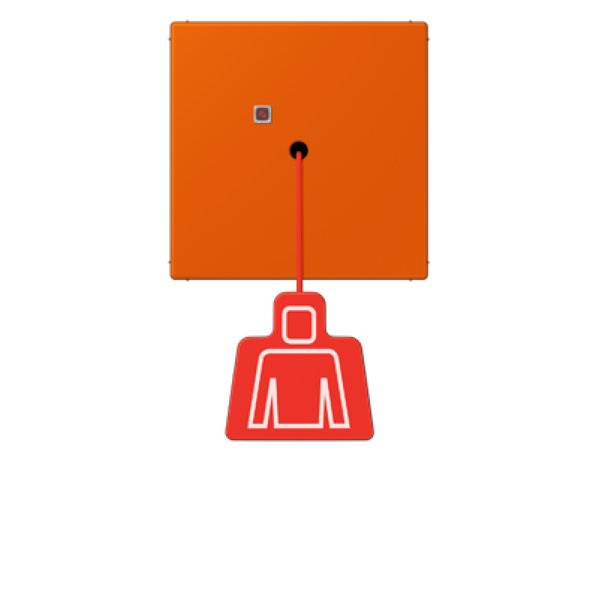 Pulsador con tirador. LC4320S