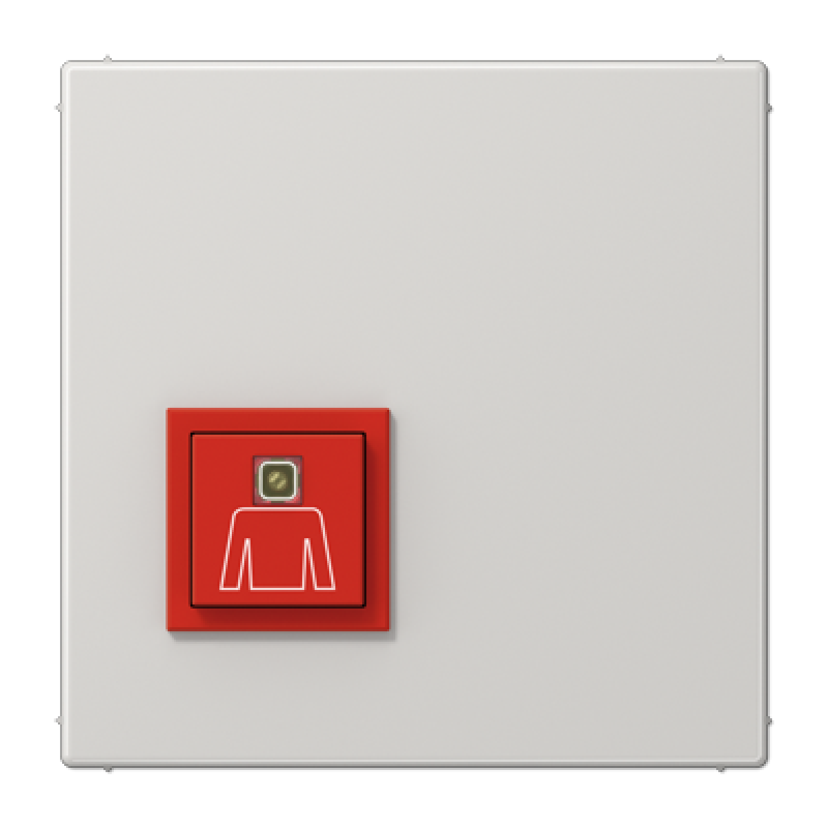 Pulsador llamada emergencia. LS gris cl