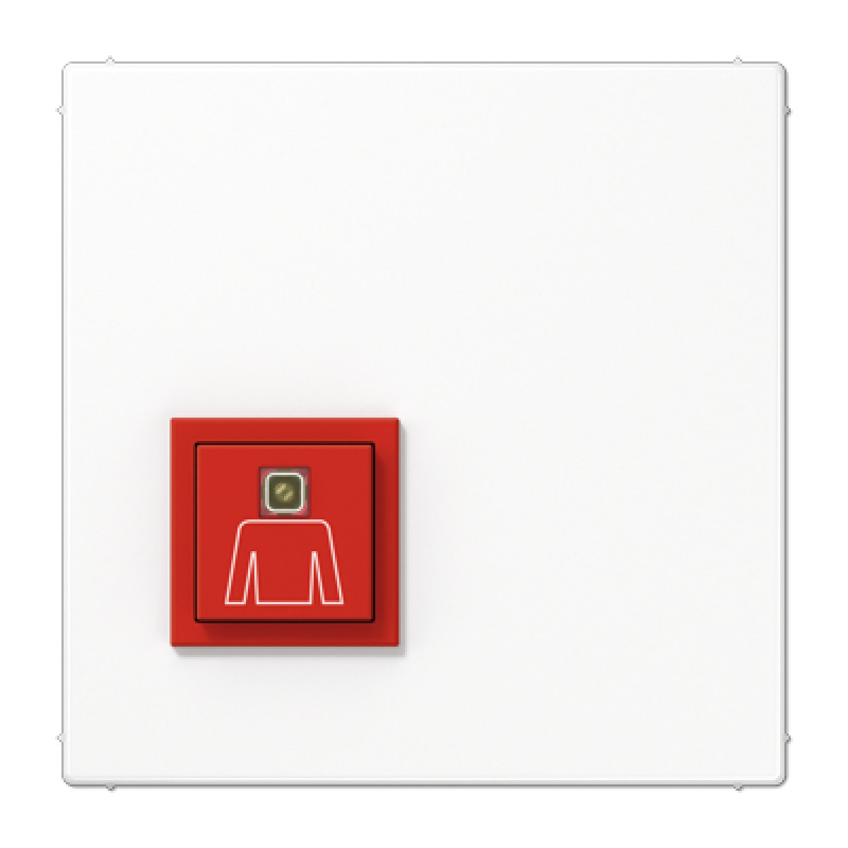 Pulsador llamada emergencia. LS bl. alpi