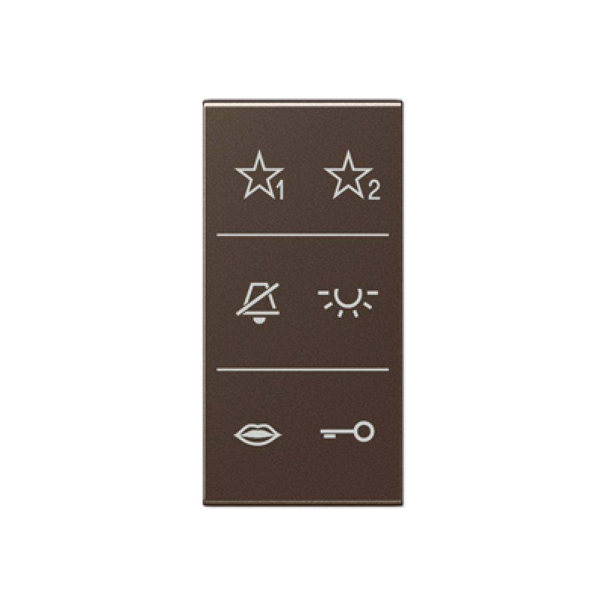 Placa con símbolos audio A mokka