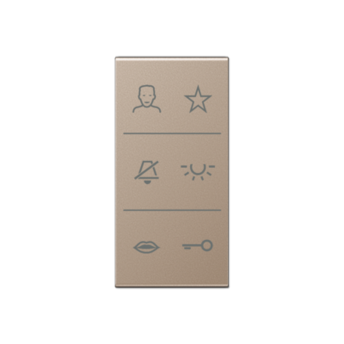 Placa con símbolos video. A cava