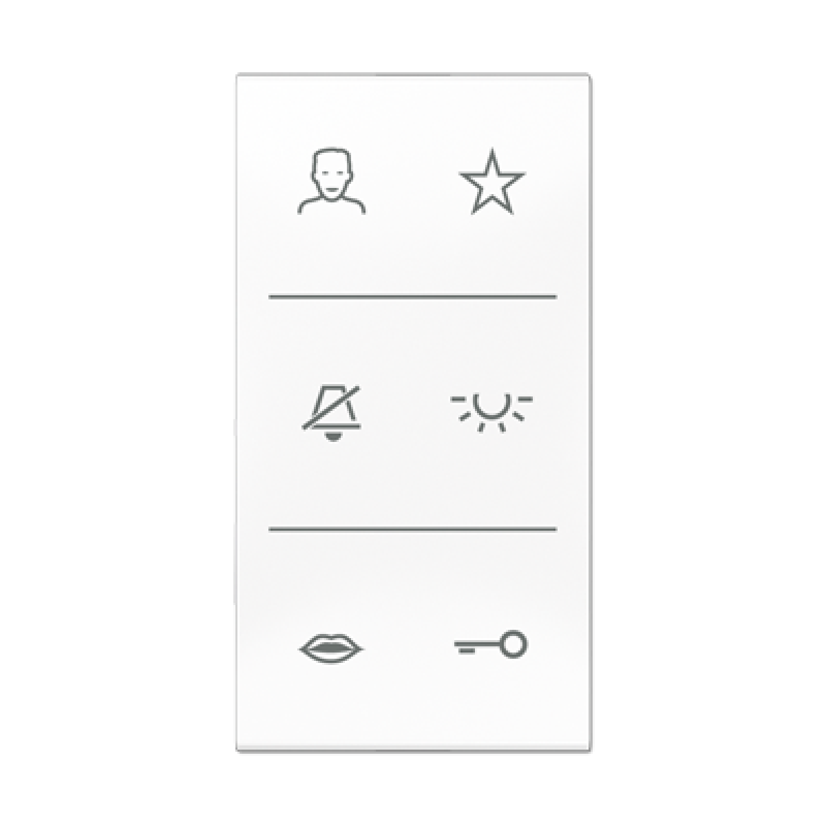 Placa con símbolos video. CD bl. alpi