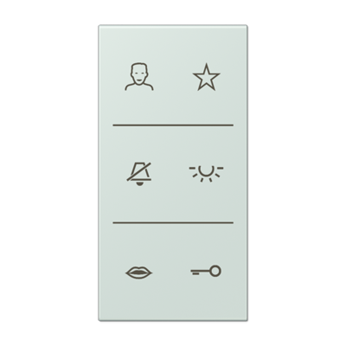 Placa con símbolos de video LC32034