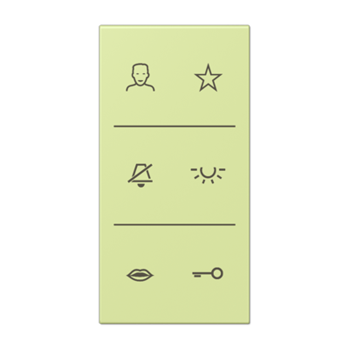 Placa con símbolos de video LC32053