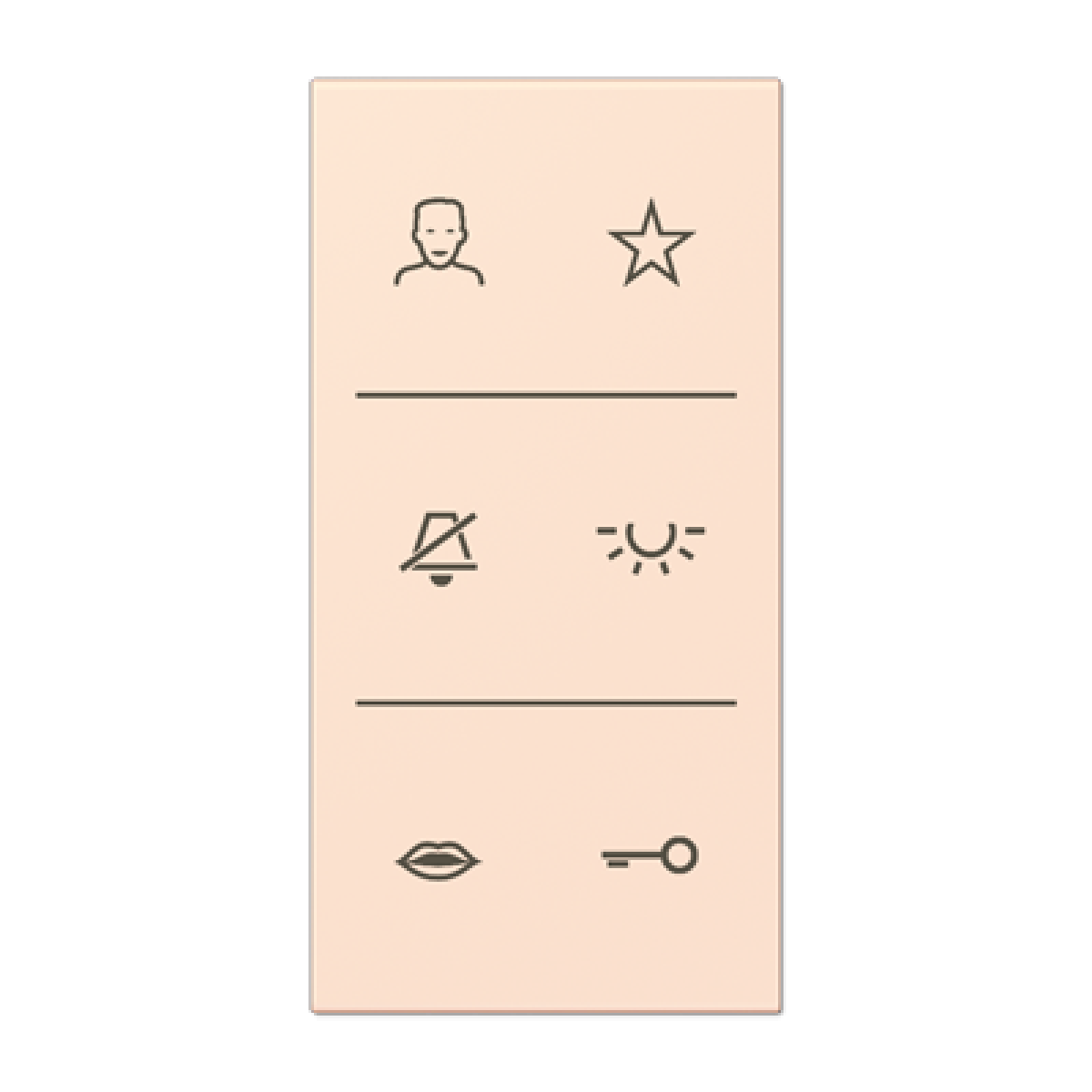 Placa con símbolos de video LC32082