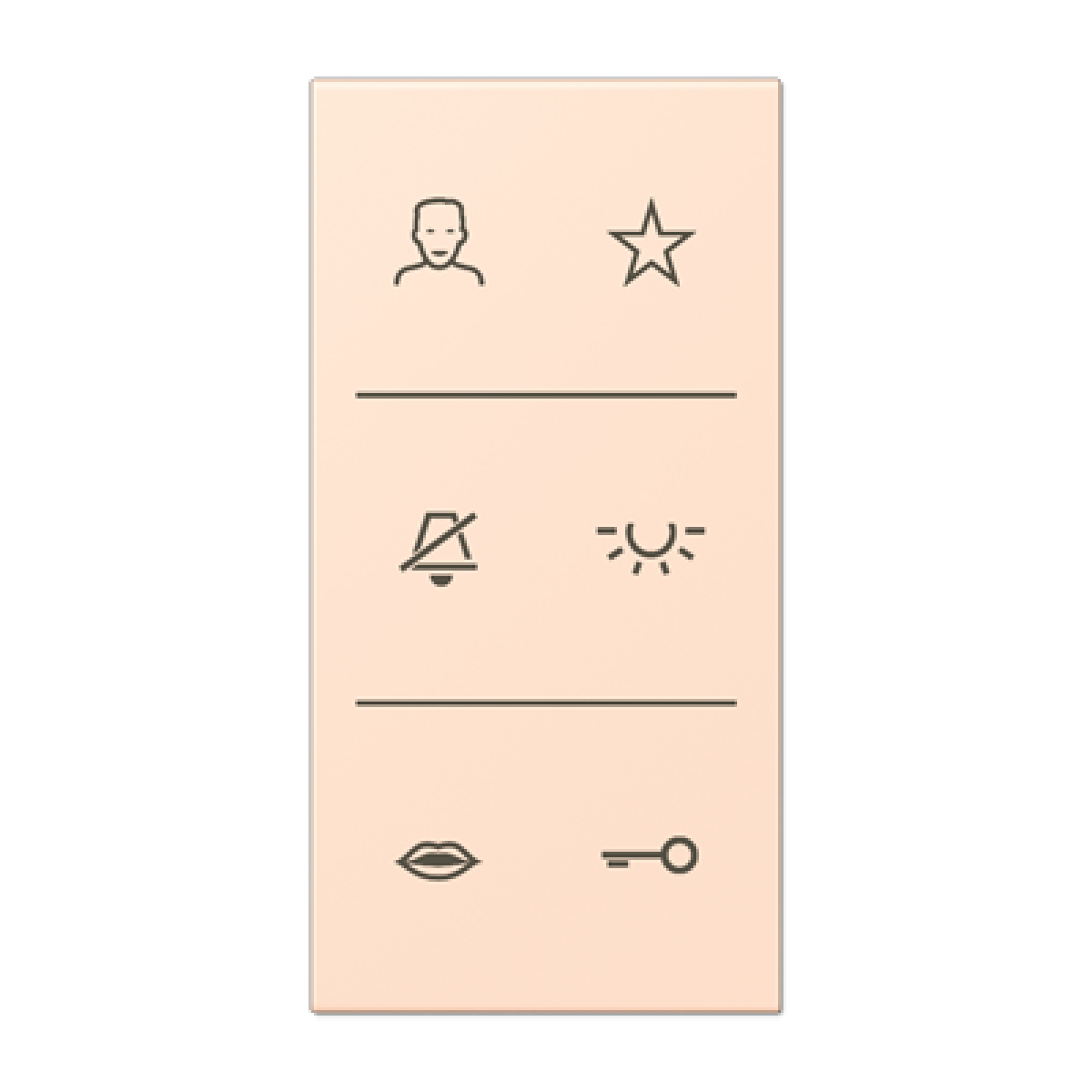 Placa con símbolos de video LC32091