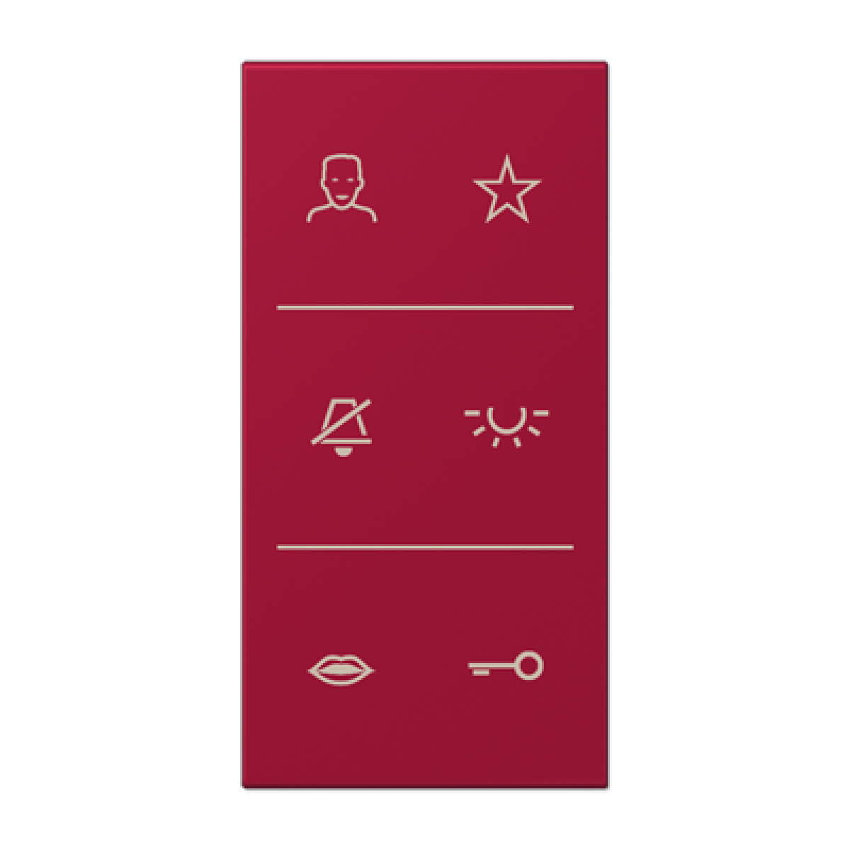 Placa con símbolos de video LC32100