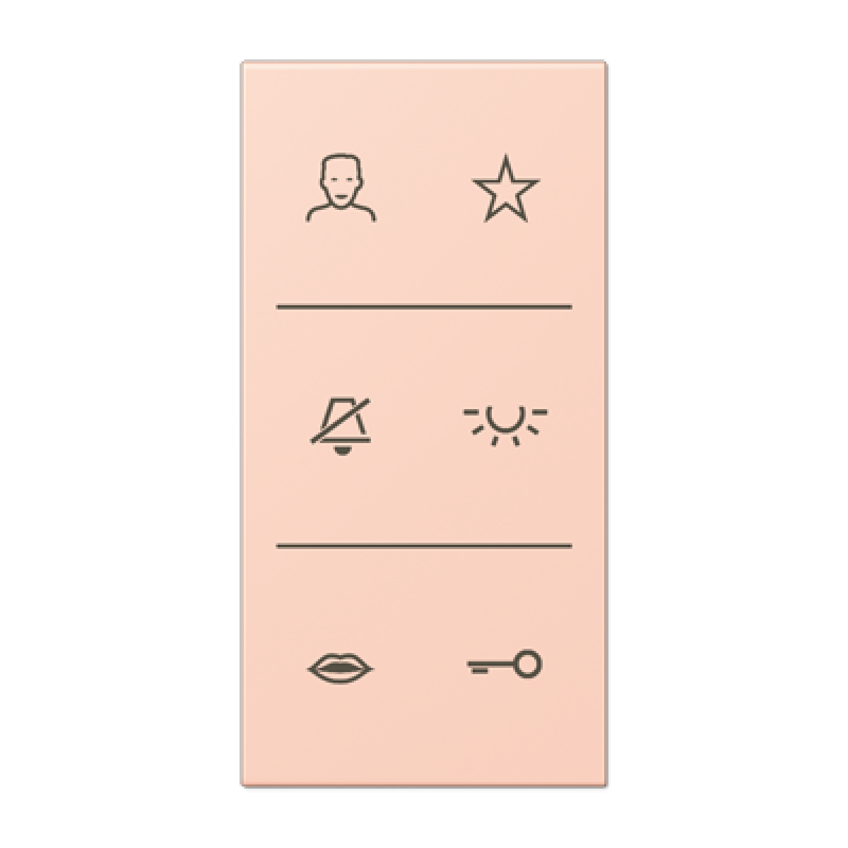 Placa con símbolos de video LC32112