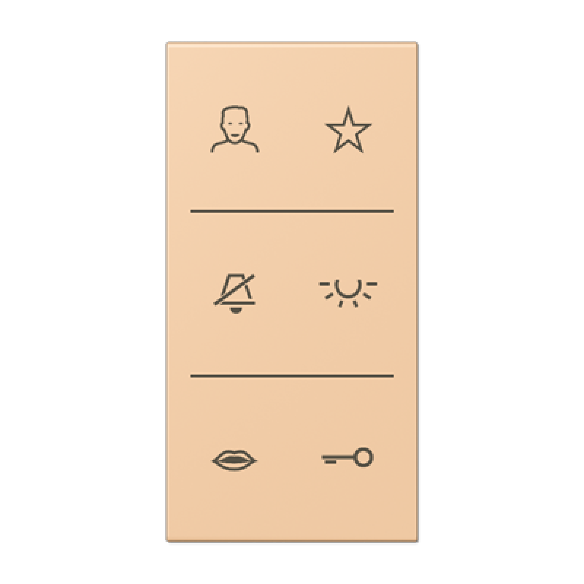 Placa con símbolos de video LC32122