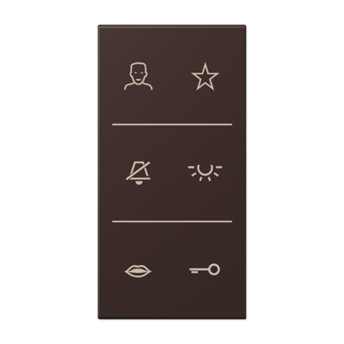 Placa con símbolos de video LC4320J