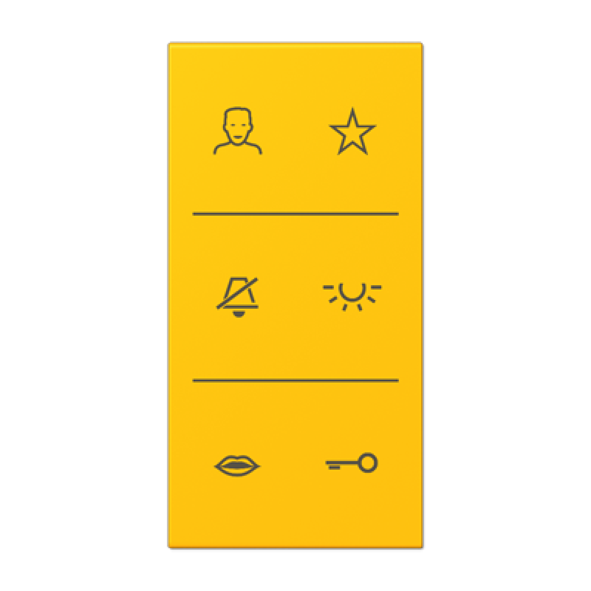 Placa con símbolos de video LC4320W