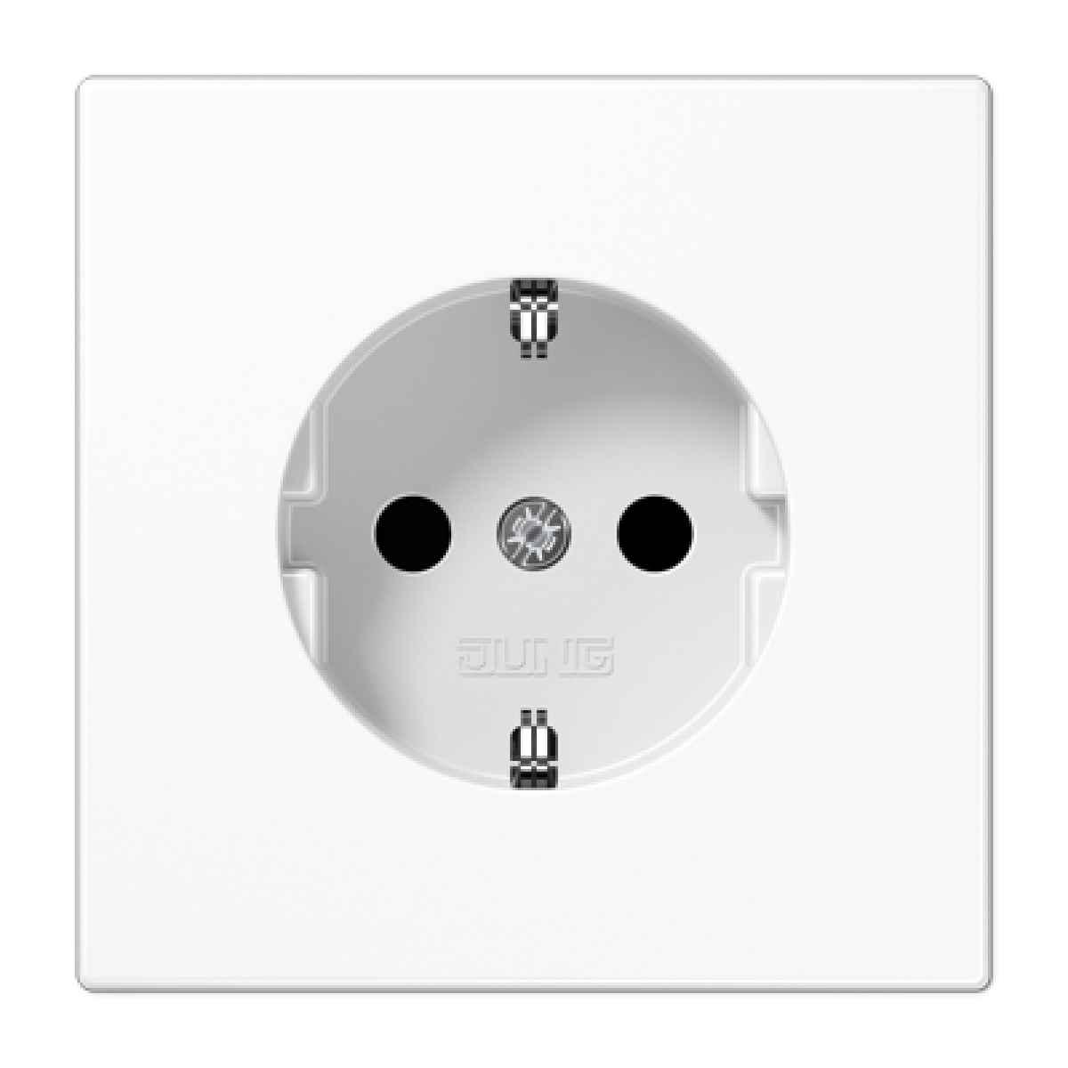 Enchufe prot. silverp. LS blanco alpino