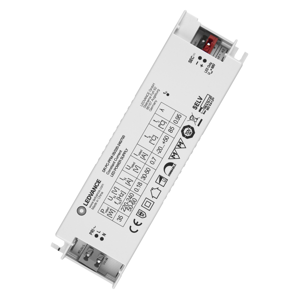 LED DRIVER PHASE-CUT PERFORMANCE -35220-240700