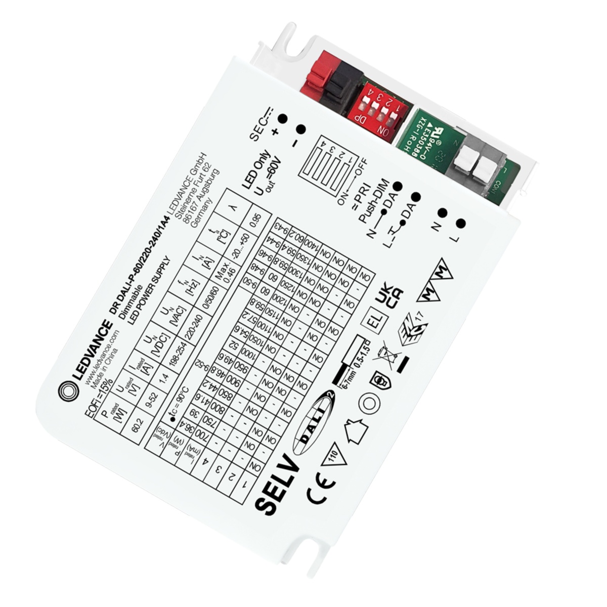 LED DRIVER DALI PERFORMANCE G2 -60220-2401A4