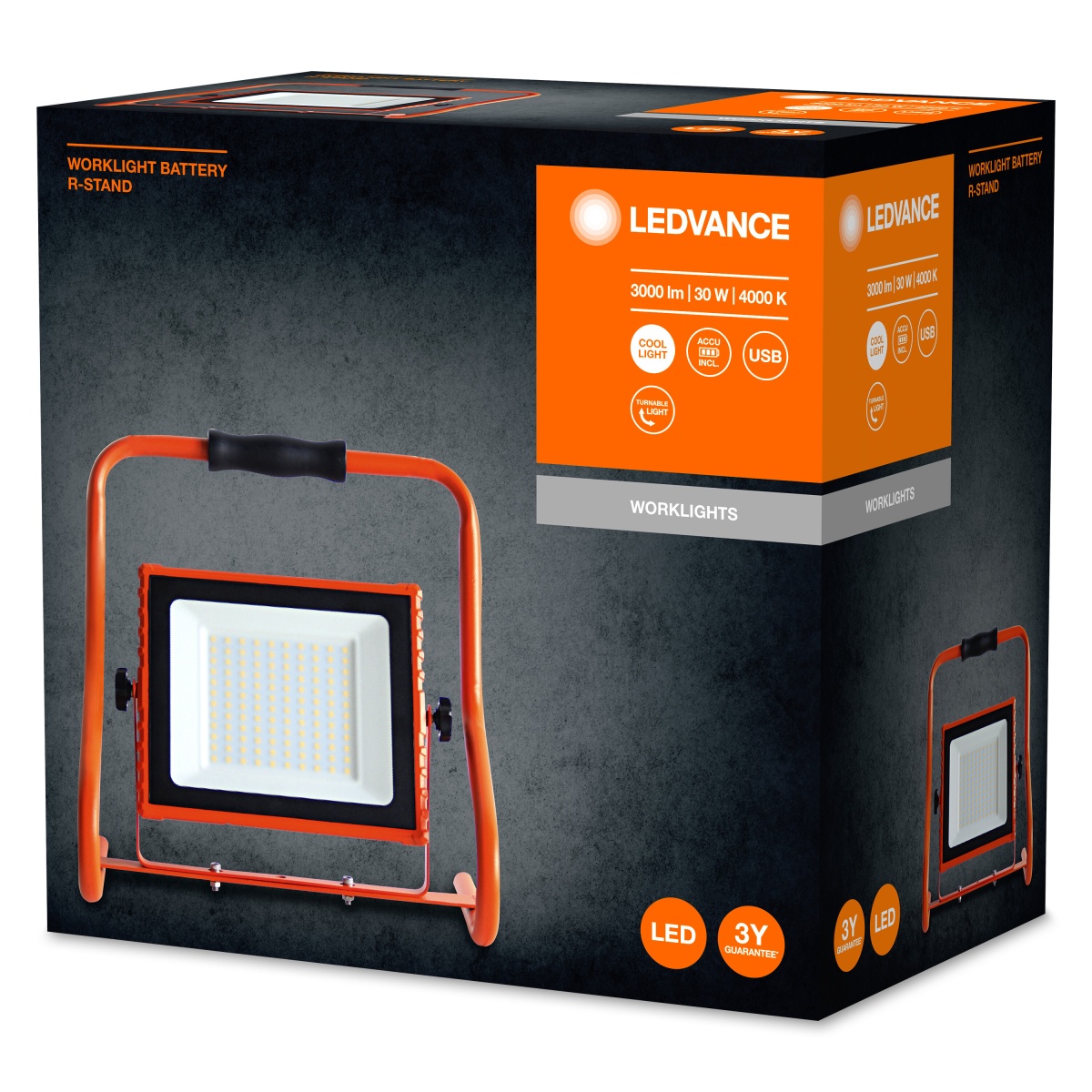 WORKLIGHTS BATTERY 30W 4000K