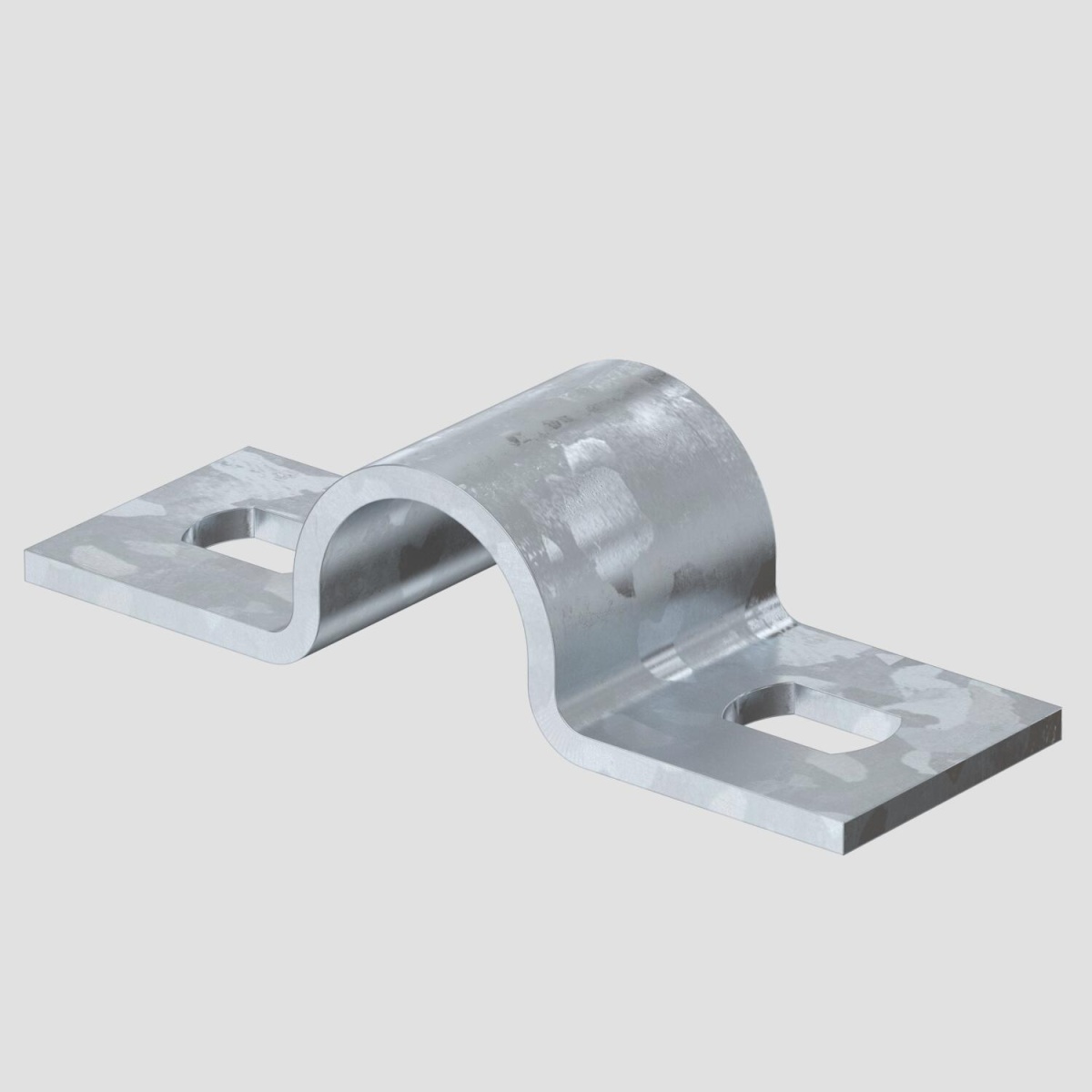 Abraçadeira metálica duas patilhas 16mm Aço Galvanizado por imersão a quente após maquinação