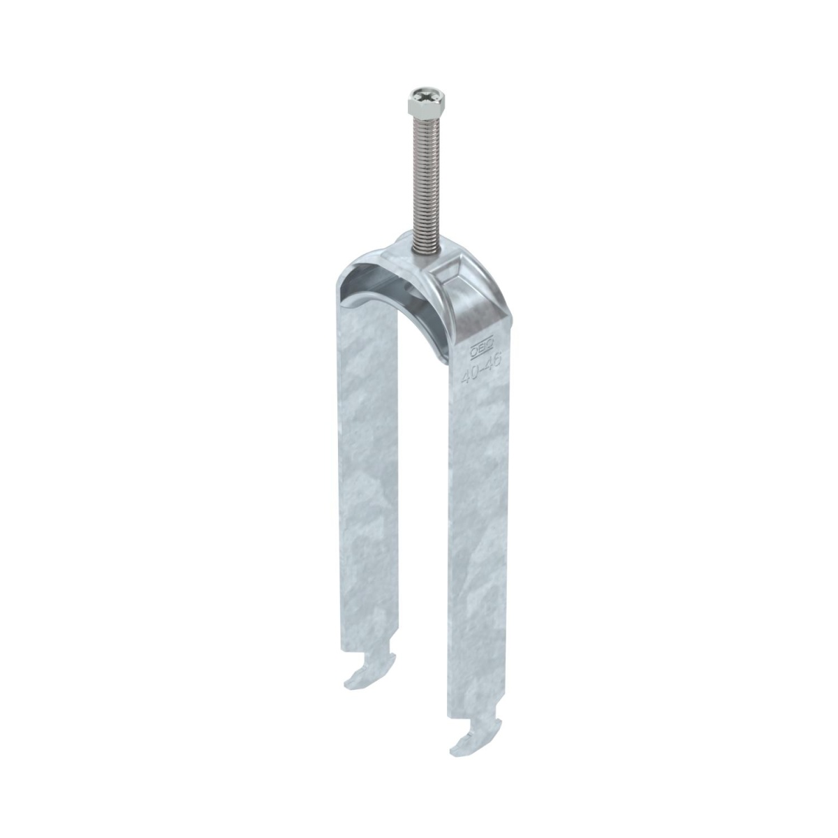 Abraçadeira BBS 2056 tripla 40-46mm Aço Galvanizado por imersão a quente após maquinação