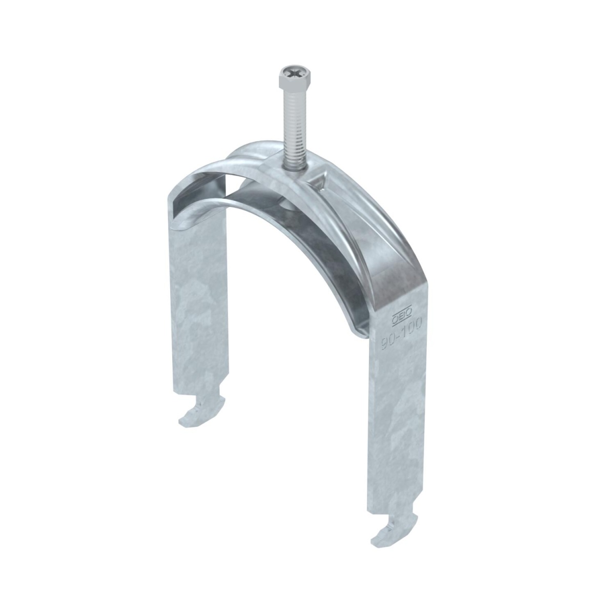 Abraçadeira BBS 2056 90-100mm Aço Galvanizado por imersão a quente após maquinação