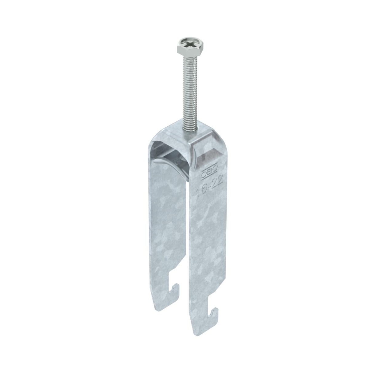 Abraçadeira BBS 2056 tripla 16-22mm Aço Galvanizado por imersão a quente após maquinação