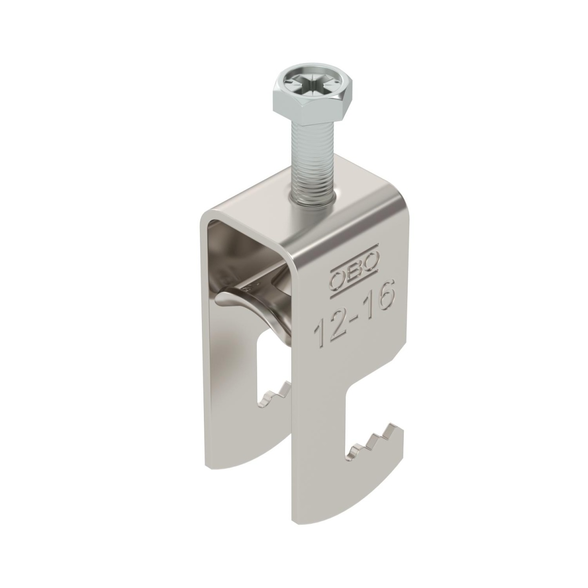 Abraçadeira BBS 2056 12-16mm Aço inoxidável, livre de ferrugem A2 1.4301 brilhante, pós-tratamento