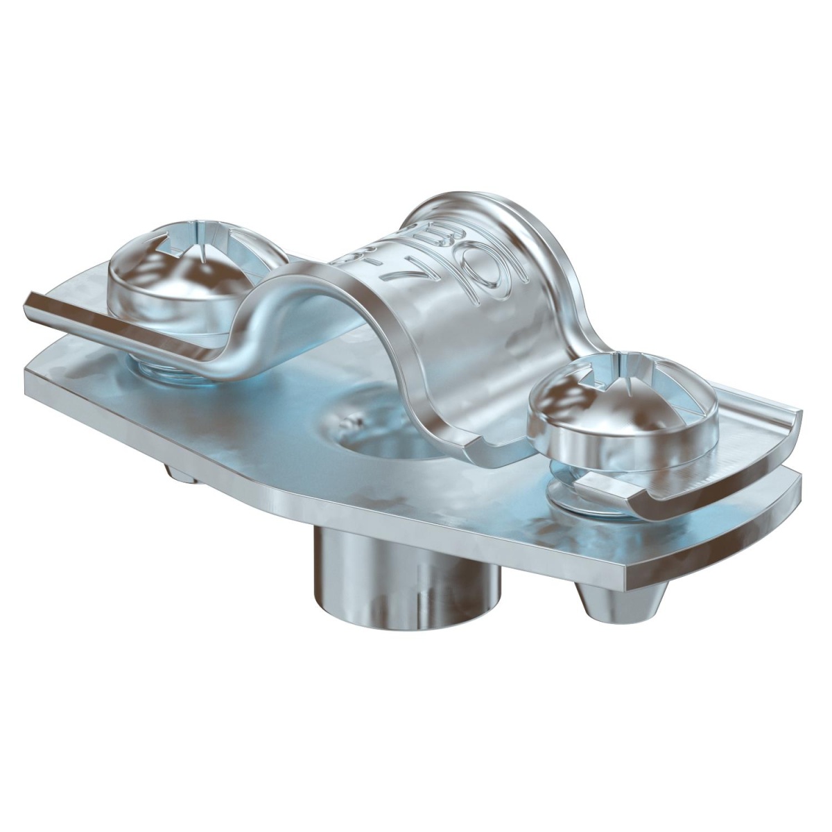 Abraçadeira metálica com rosca M6 6-7mm Aço Galvanizado por imersão a quente após maquinação