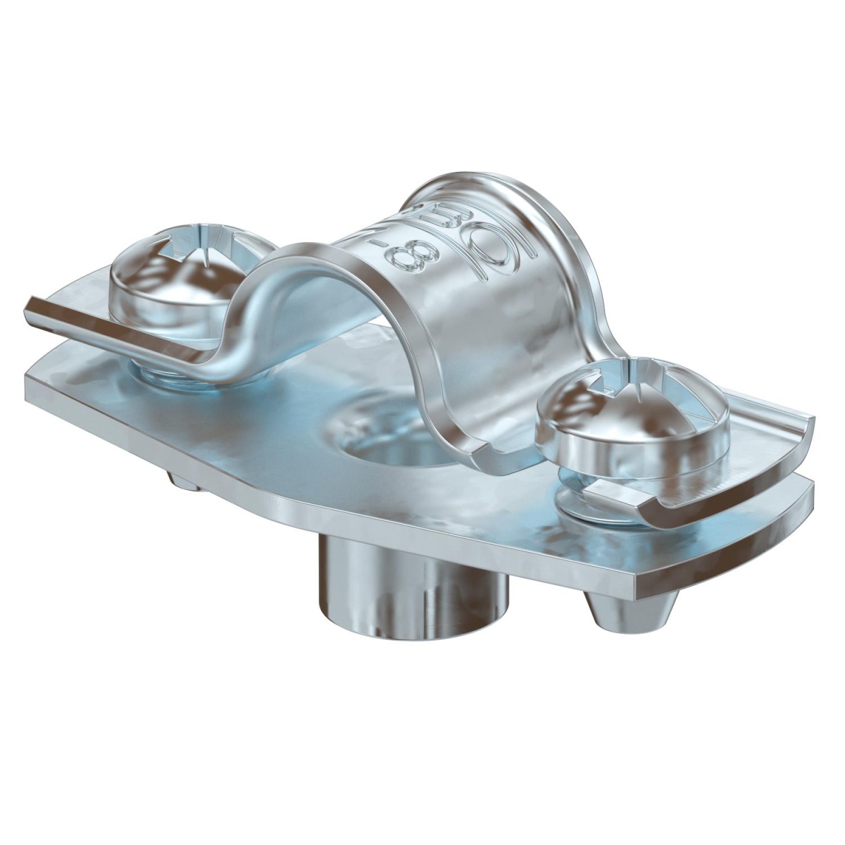 Abraçadeira metálica com rosca M6 7-8mm Aço Galvanizado por imersão a quente após maquinação