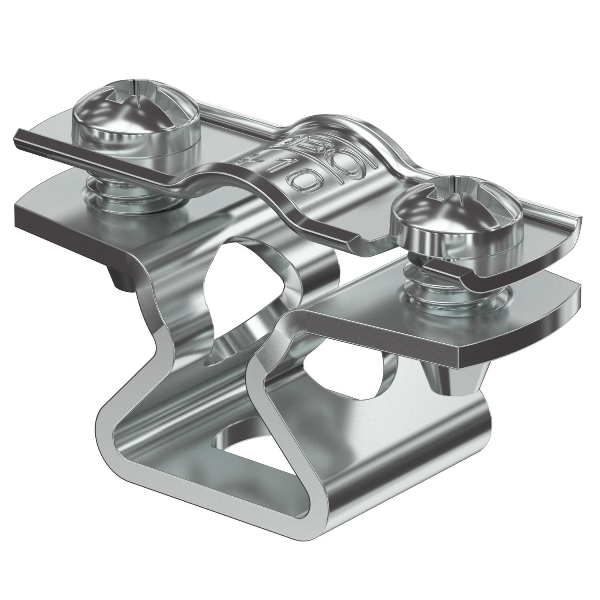 Abraçadeira metálica com furo oblongo 8-10mm Alumínio