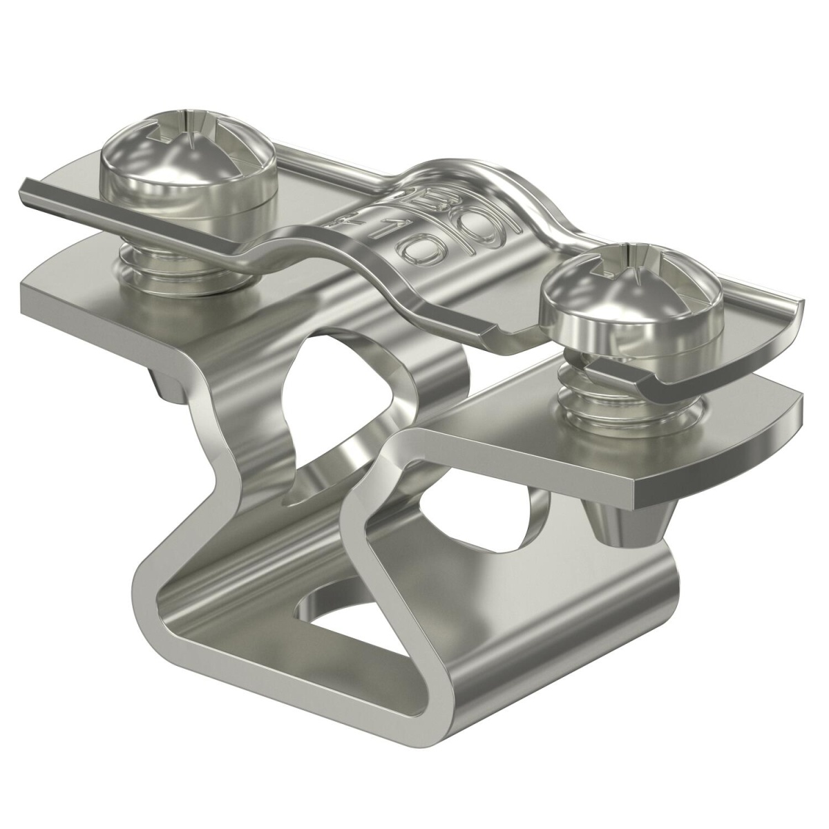 Abraçadeira metálica com furo oblongo 8-10mm Aço inoxidável, livre de ferrugem A2 1.4301