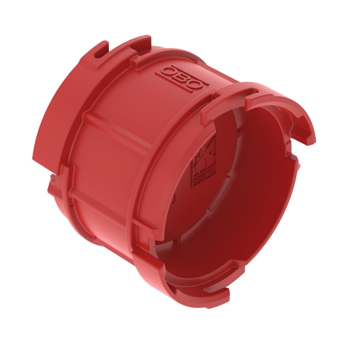 Espaçador UP para caixa de encastrar 20mm Poliestireno vermelho