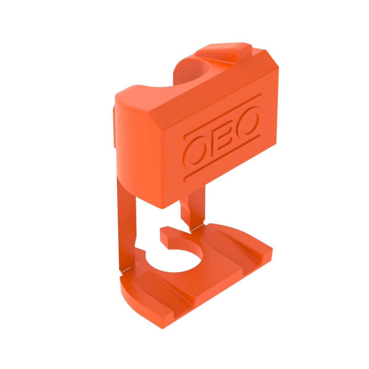 Elemento de fixação HW para placas finas 15x8x5 Polipropileno cor-de-laranja