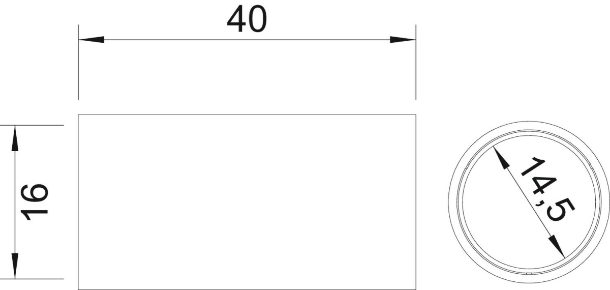 União de tubo plástico livre de halogéneo Ø16mm Policarbonatoacrilonitrila-butadieno-estireno cinzento claro RAL 7035