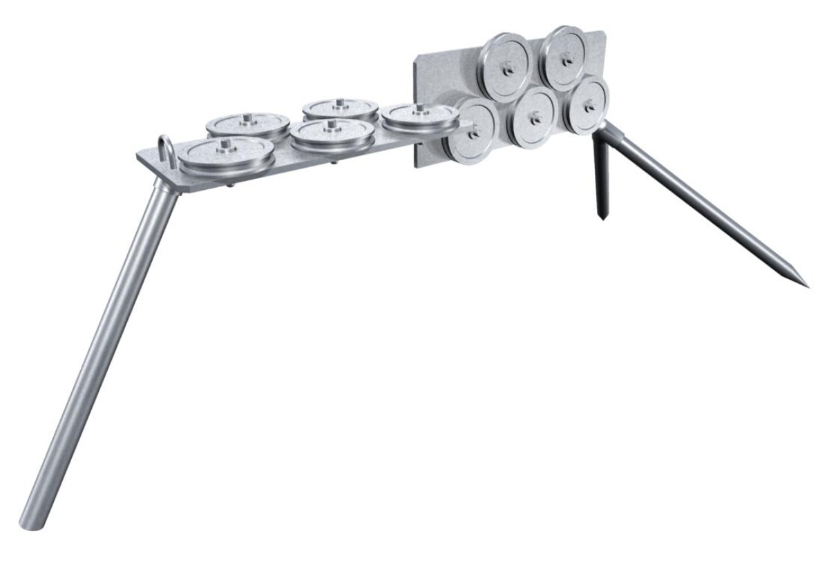 Máquina de endireitar cabo 1623x787x646 Aço