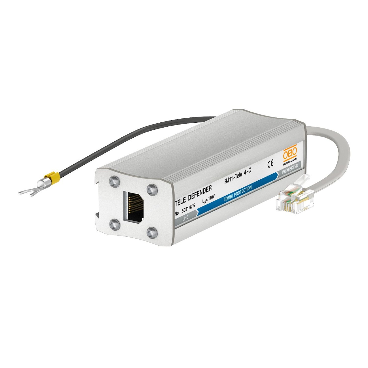 Descarregador combinado para telefones analógicos 170V